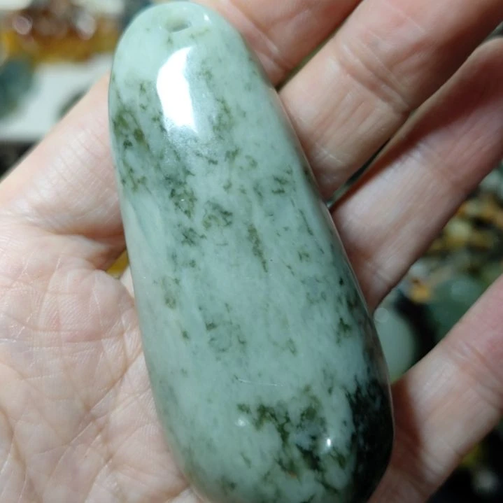 岫玉未镶嵌手把件款式