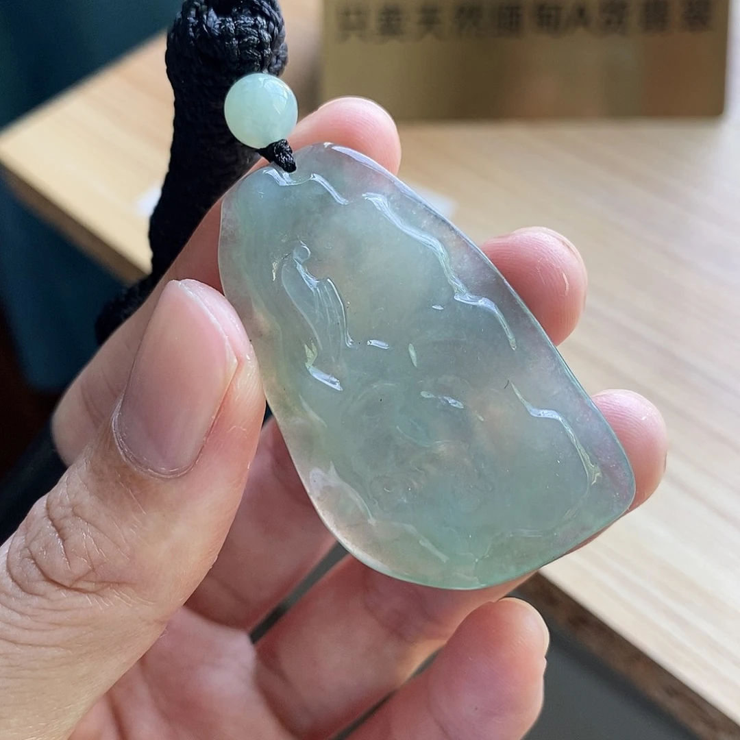 【闪购商品】颈饰未镶嵌翡翠天然缅甸A货翡翠