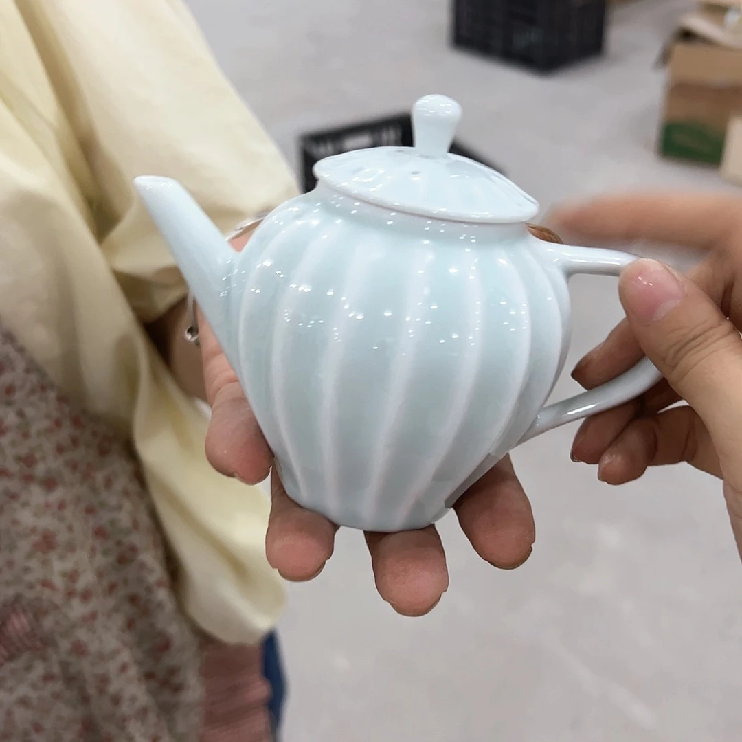 龙泉云间青瓷小米茶器