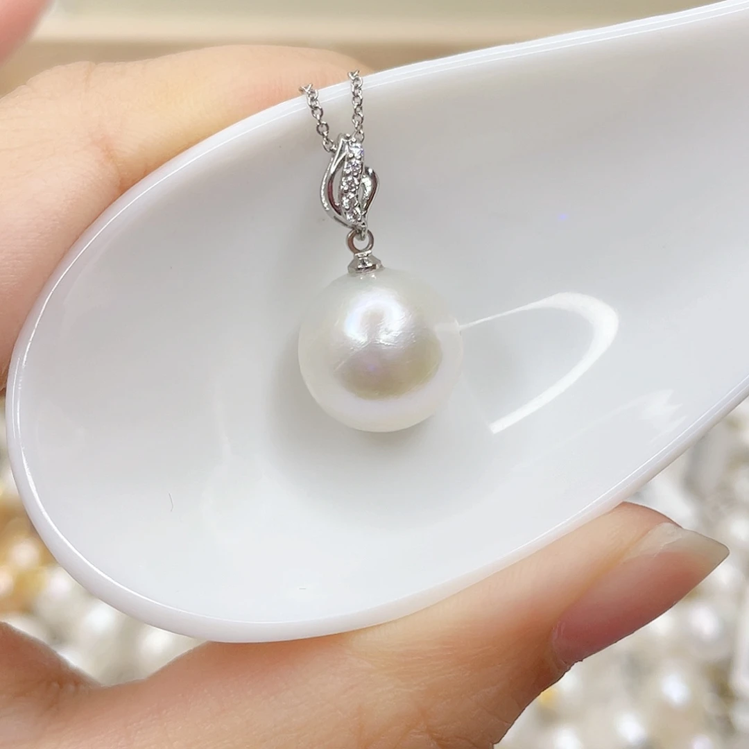 淡水珍珠未镶嵌吊坠(赠链)