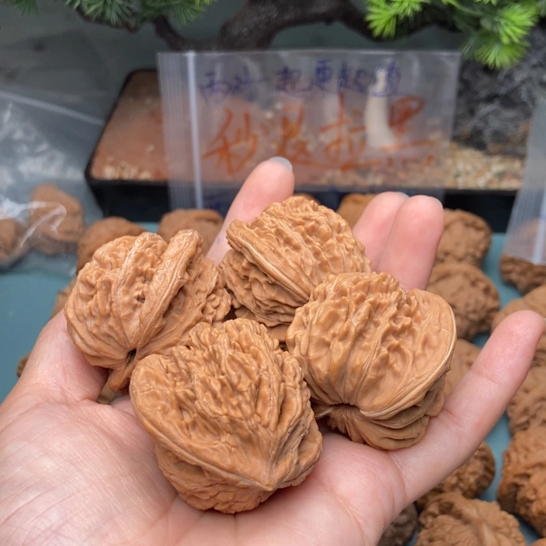 *****文玩核桃把件四座楼虎头36