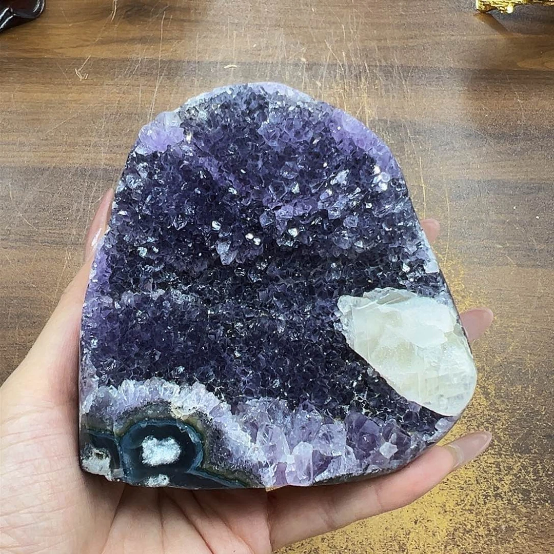 紫晶摆件未镶嵌晶体