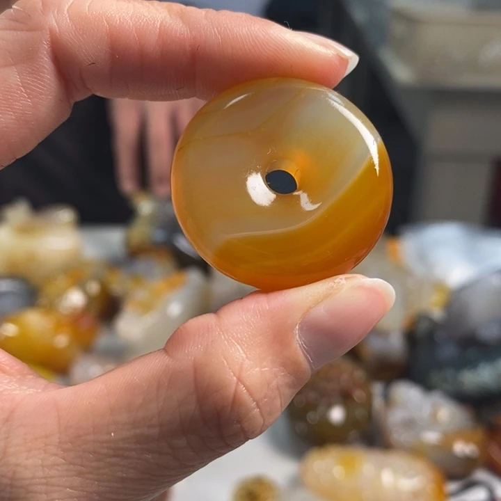 玛瑙/玉髓吊坠(不含链)未镶嵌