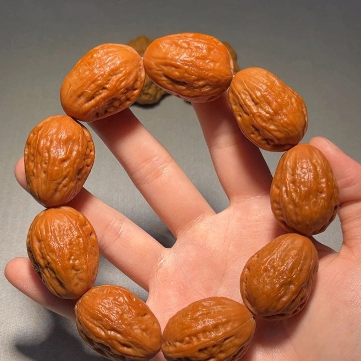 把件文玩核桃大枣手串750