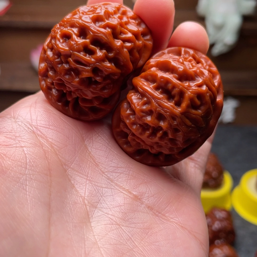 吊坠文玩核桃文玩核桃 手把件 宫灯 41