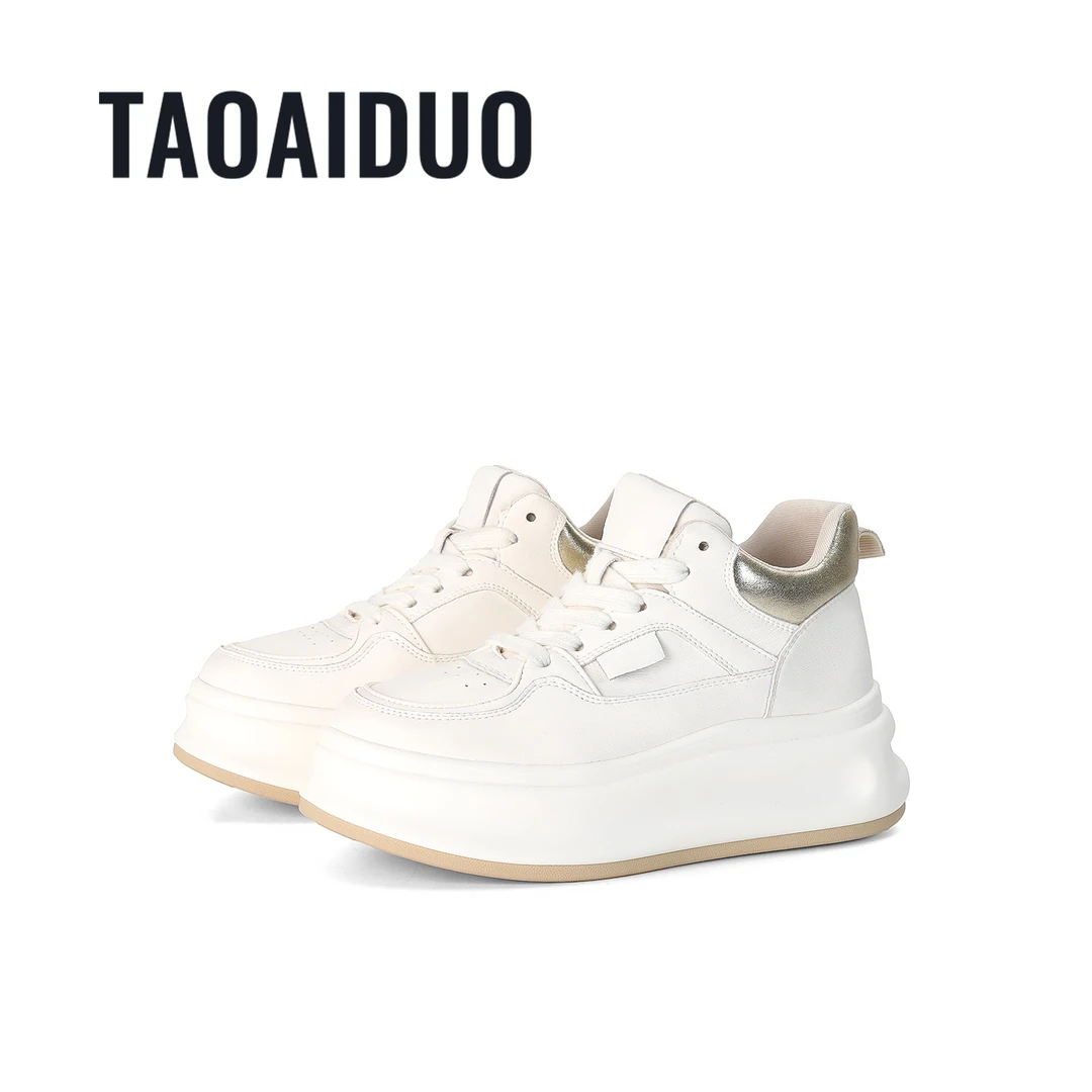 【阿布女鞋●糯叽叽】增高6cm时尚百搭女士高帮鞋811-2