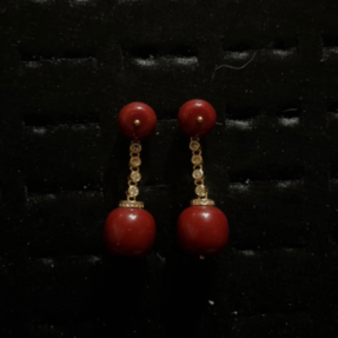 合金亚克力耳饰 央宗同款简约三耳环