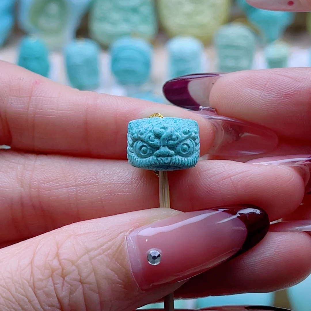 绿松石未镶嵌配饰13m