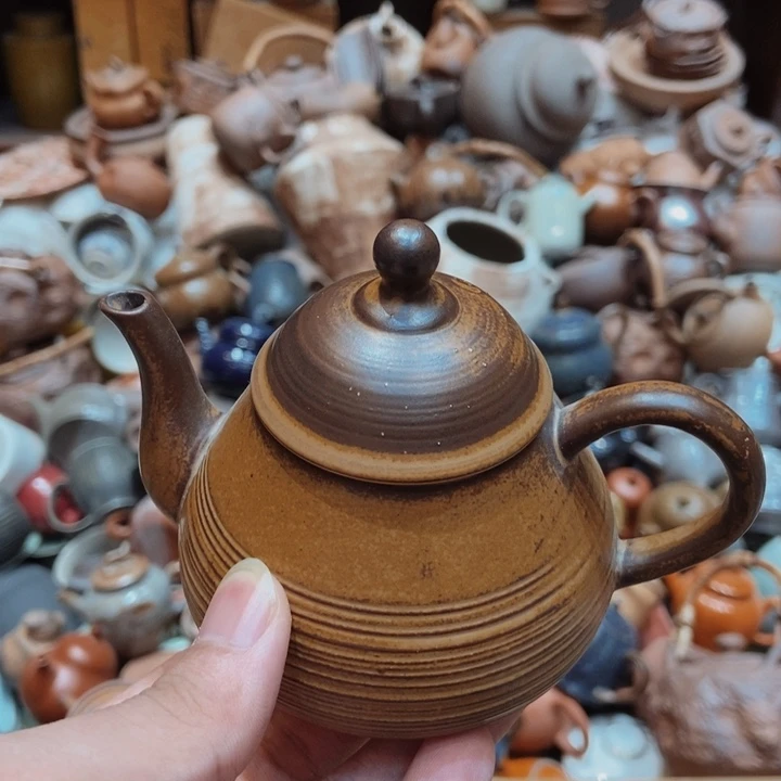 柴烧老岩泥高端茶器
