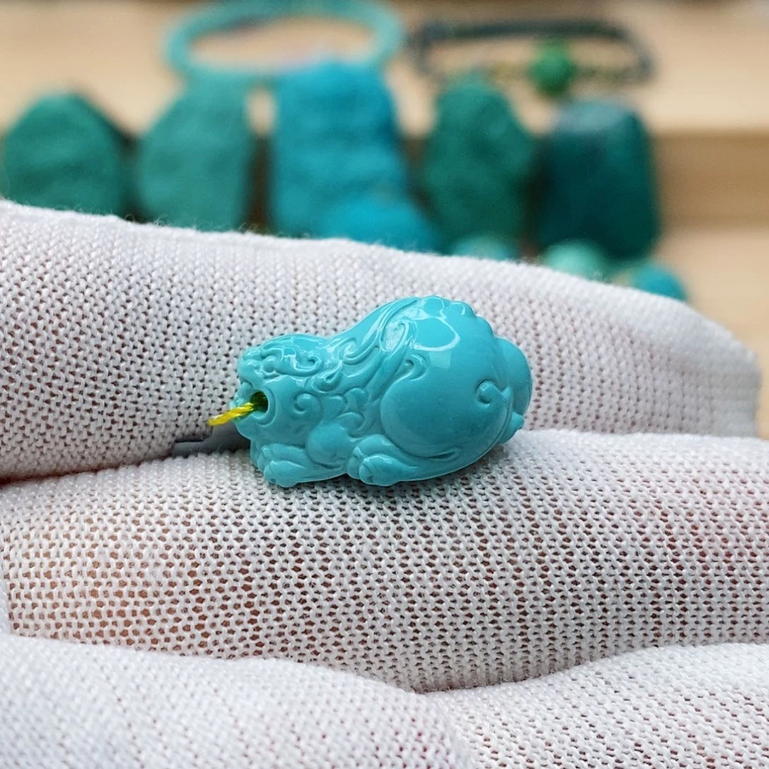 未镶嵌绿松石珠宝奇石