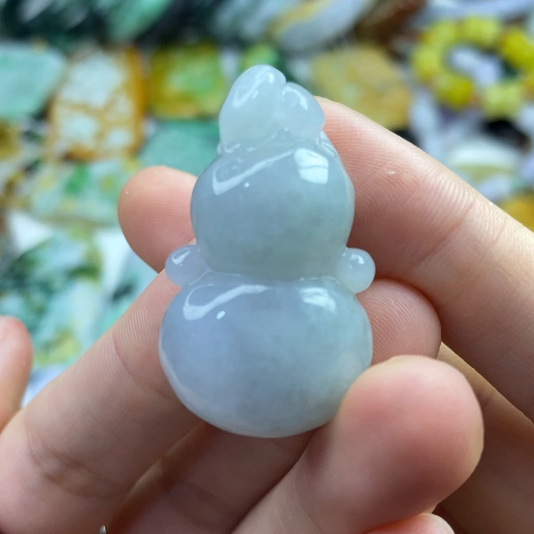 翡翠未镶嵌颈饰吊坠