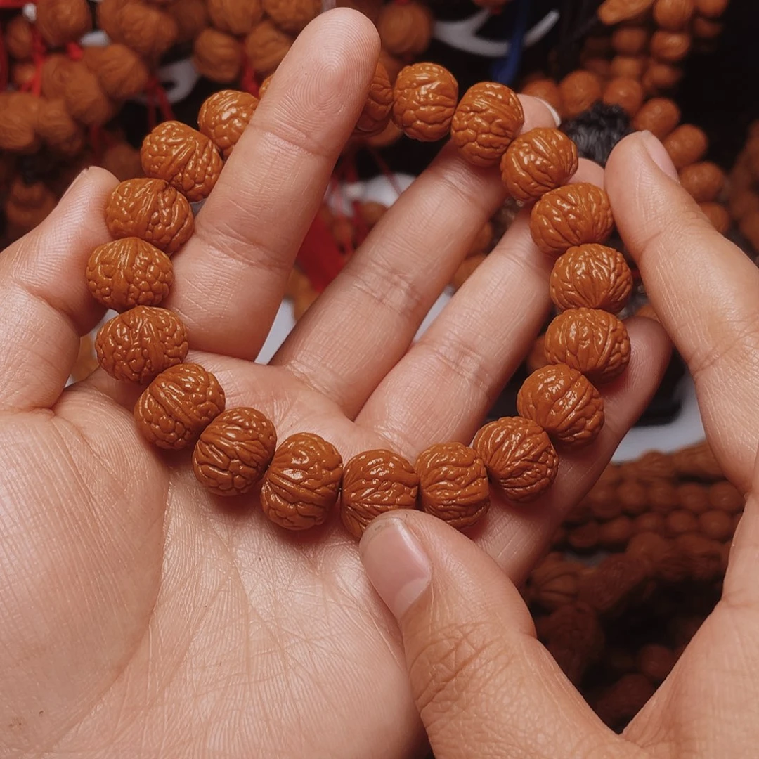 桃核手串龙纹桃枭