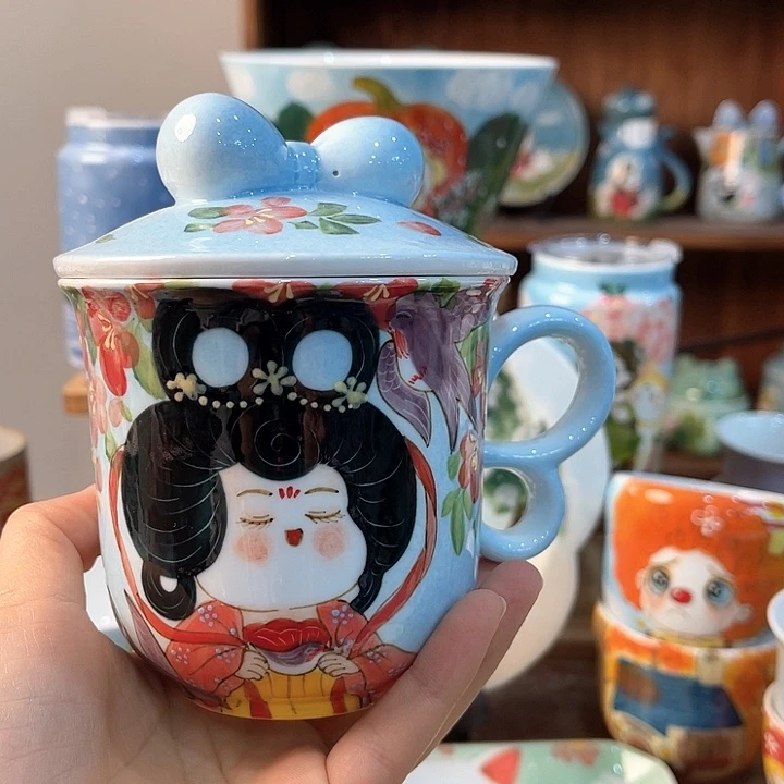 陶景德镇釉下手绘陶瓷