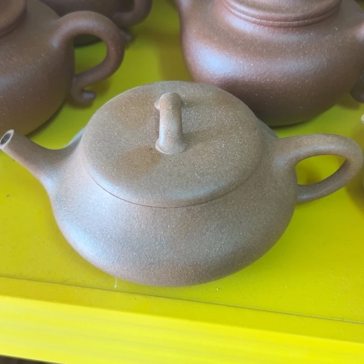 茶案紫砂矮瓢150cc五彩段