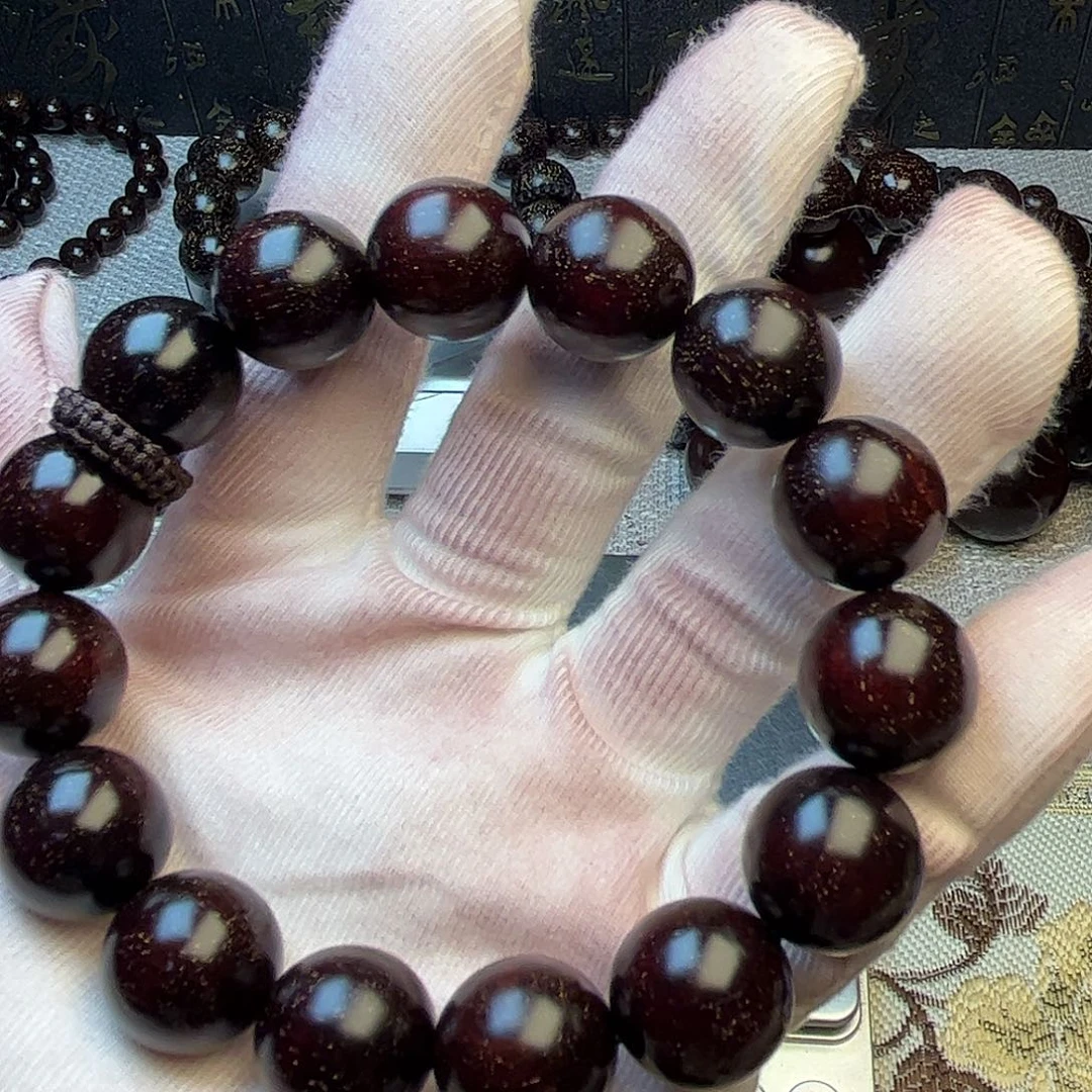 小叶紫檀手串/手链1.5 15颗