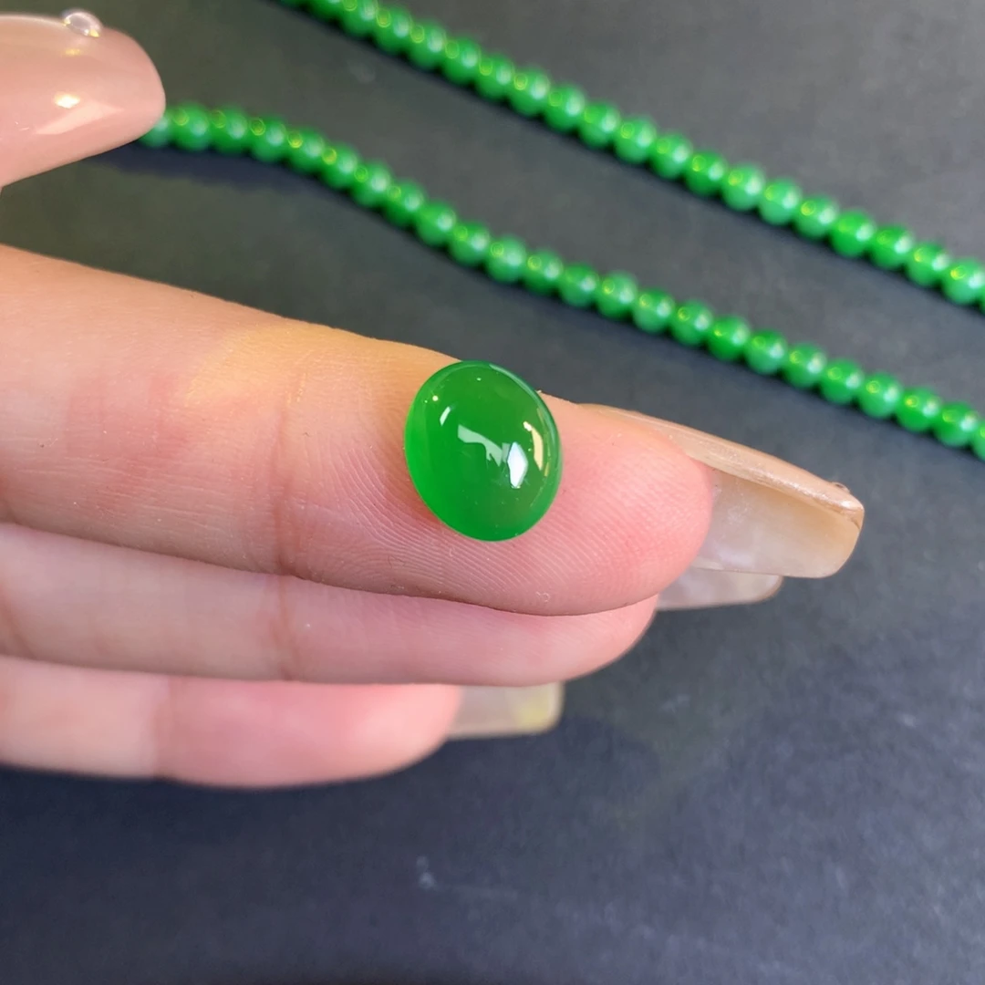 翡翠裸石翡翠翡翠9.19-7.71-3.65