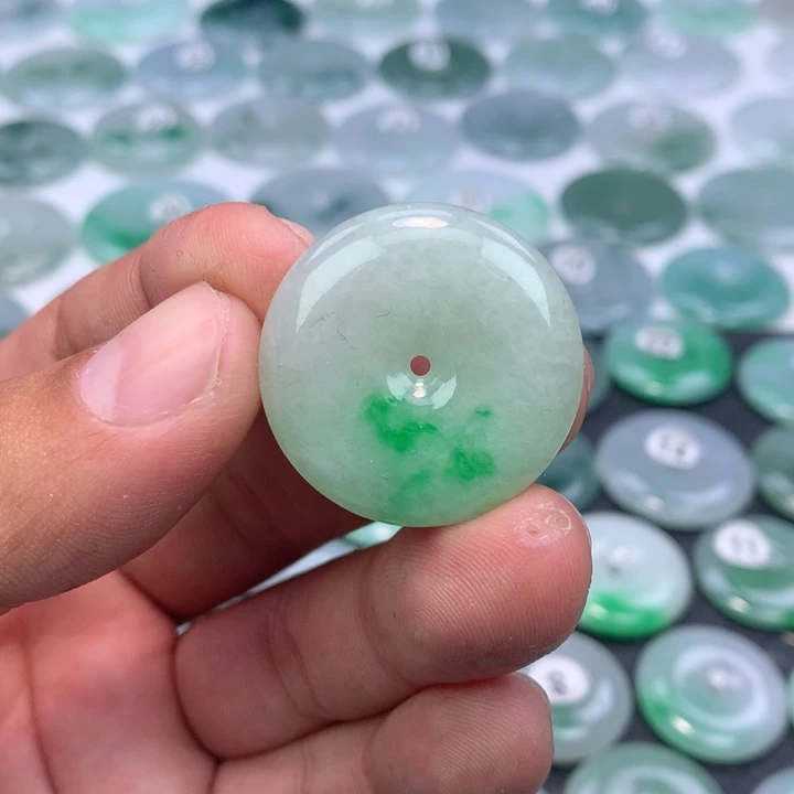 翡翠未镶嵌颈饰缅甸天然A货翡翠29.3-6.2