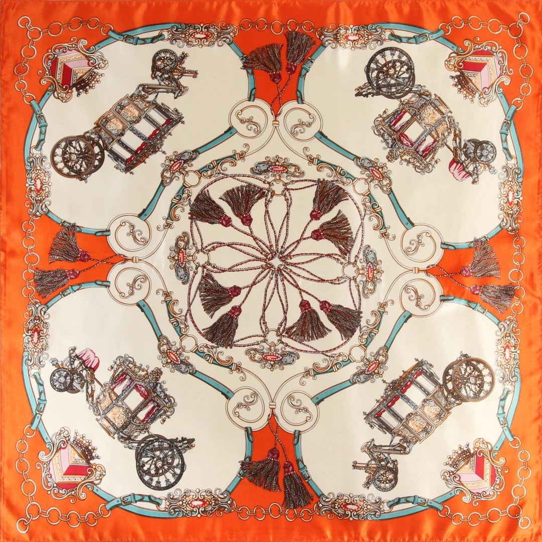 达芬奇密码{时尚爱玛}90小方巾印花围巾春秋包头巾装饰小领巾丝巾