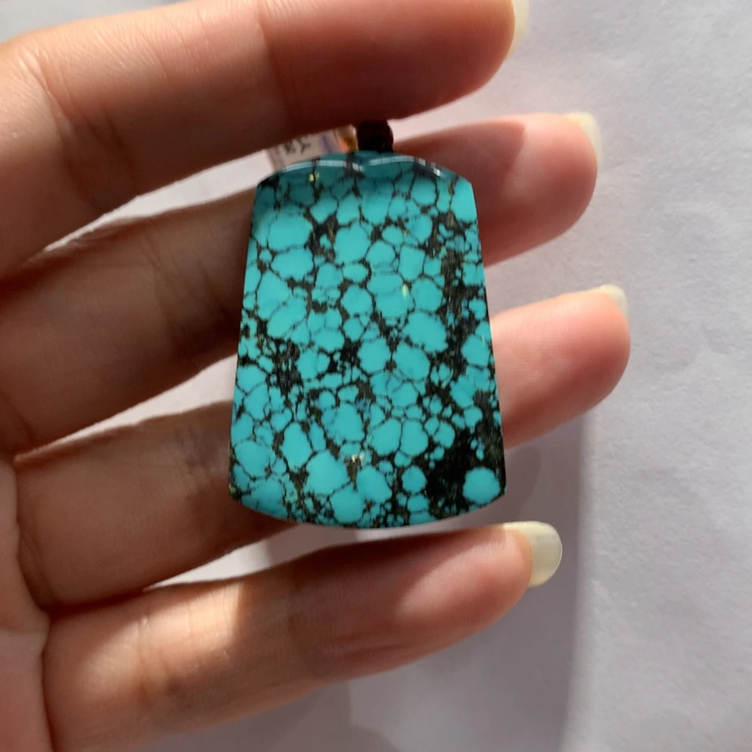 未镶嵌绿松石吊坠胖*克