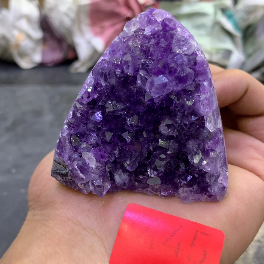 水晶摆件未镶嵌紫晶445