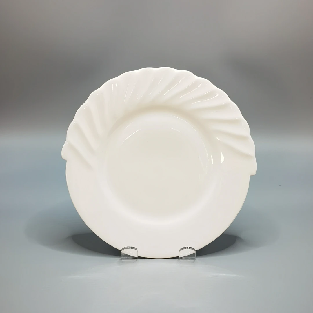 隆达骨瓷异形盘8英寸10.5英寸2只装