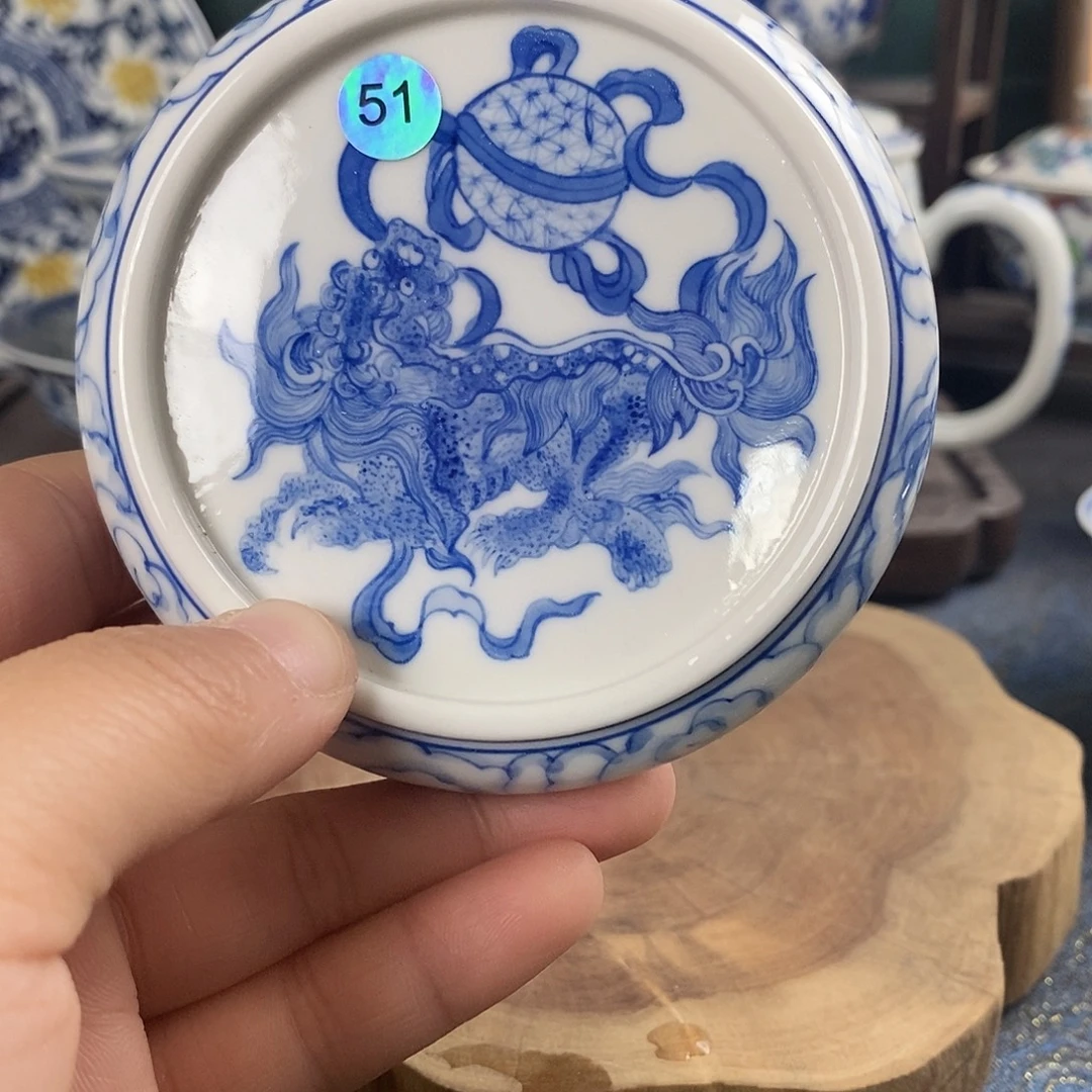 瓷片景德镇手绘青花茶器51