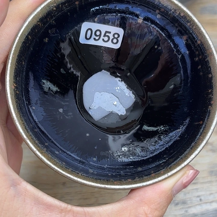 茶盏沐雨茶器柴烧主人杯