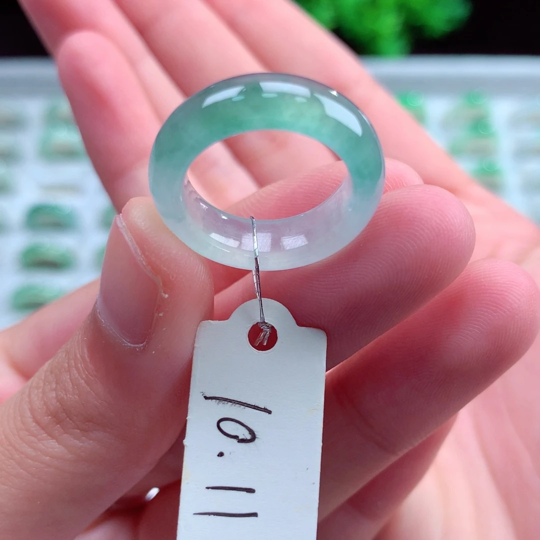 未镶嵌戒指翡翠天然