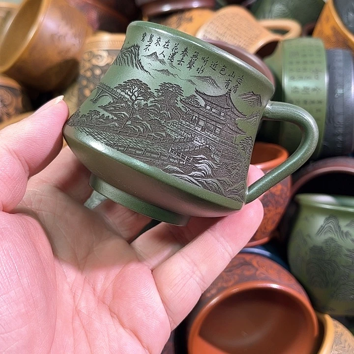 茶杯紫砂全手工紫砂主人杯