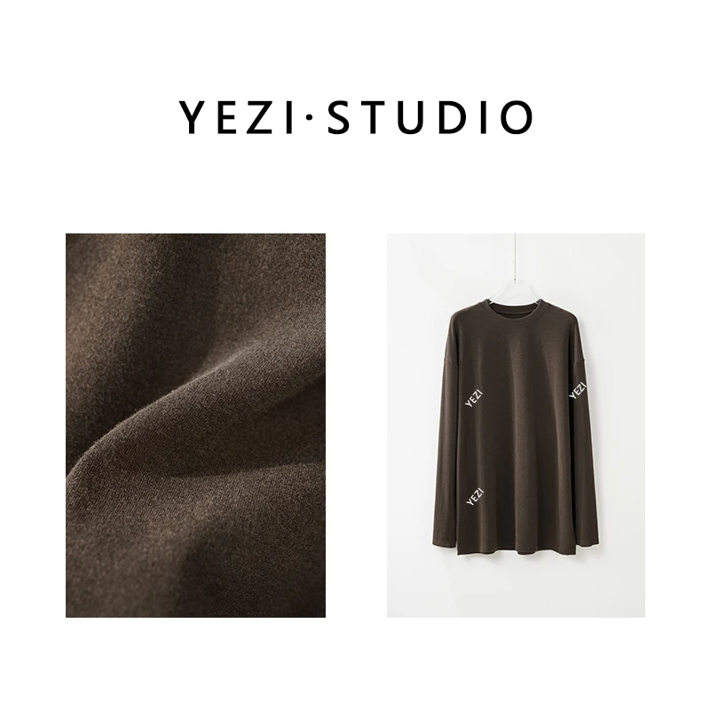 【肯豆T】美式暖冬绵柔大廓形百搭遮臀长袖T恤25317031