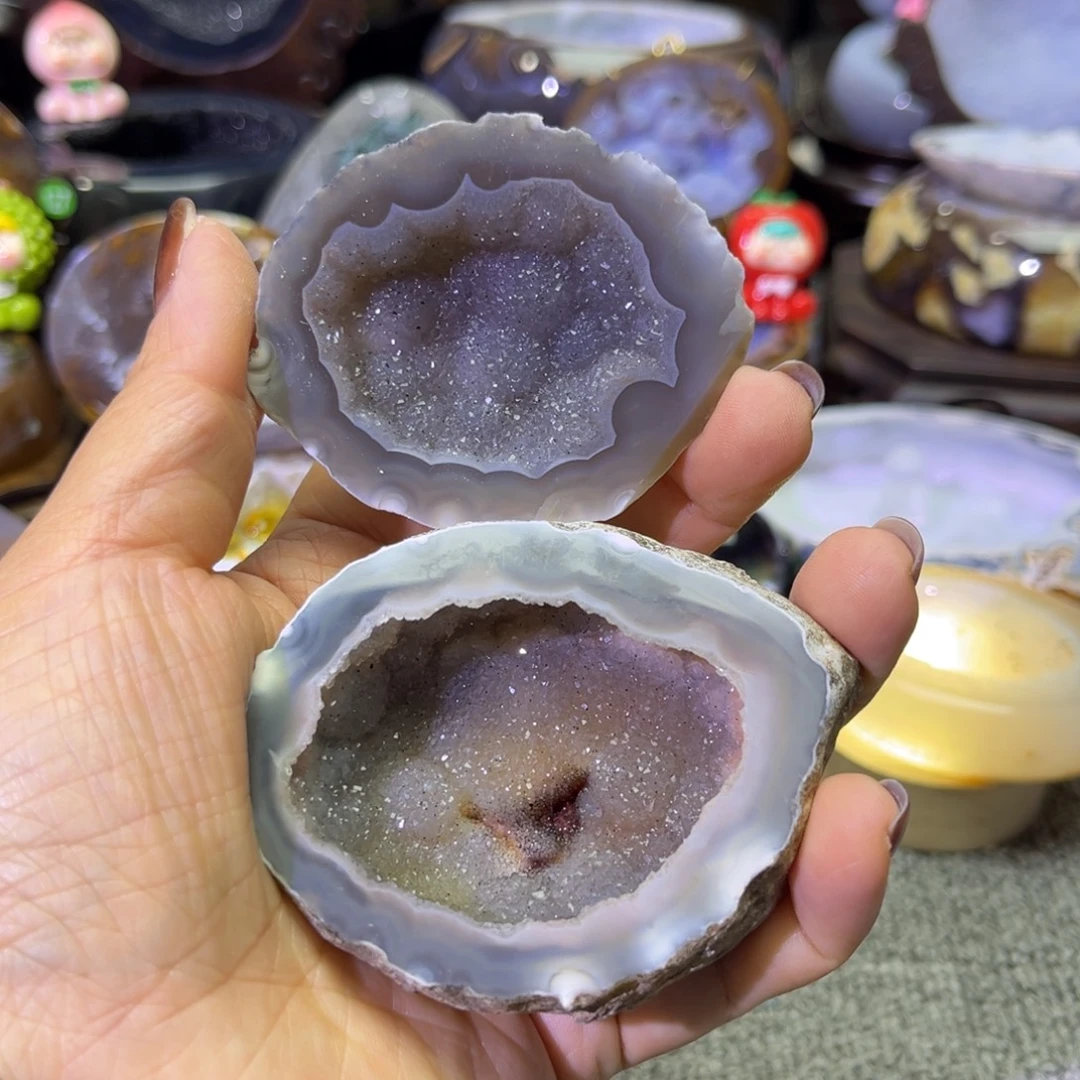 紫晶摆件未镶嵌水晶