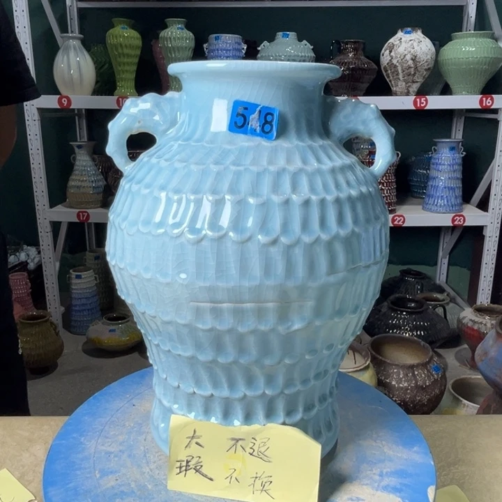 懒***洋景德镇陶瓷花盆花器548