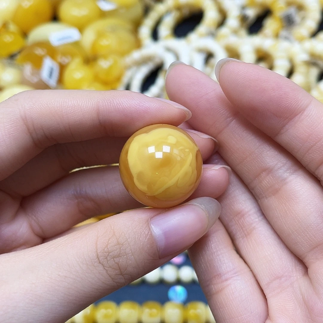 裸石蜜蜡未镶嵌圆珠22.1mm