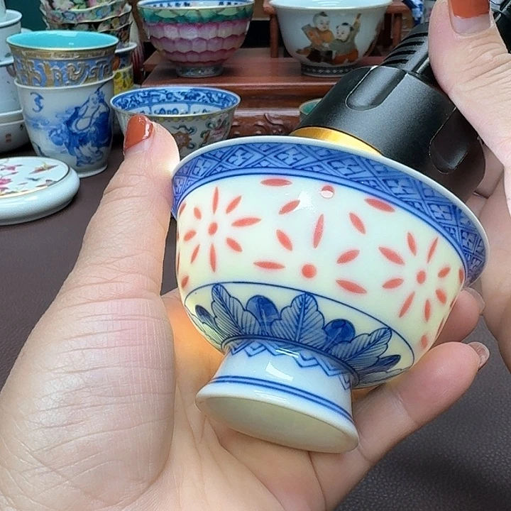 瓷片景德镇仿古手工制作精品展示