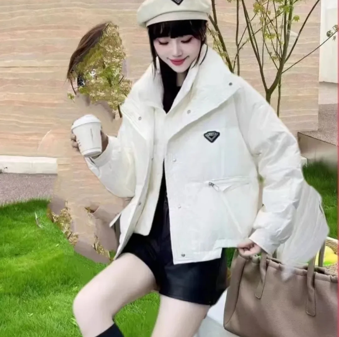 AC【8801】时尚洋气短款棉服女2024新款冬季爆款小个子立领宽松显