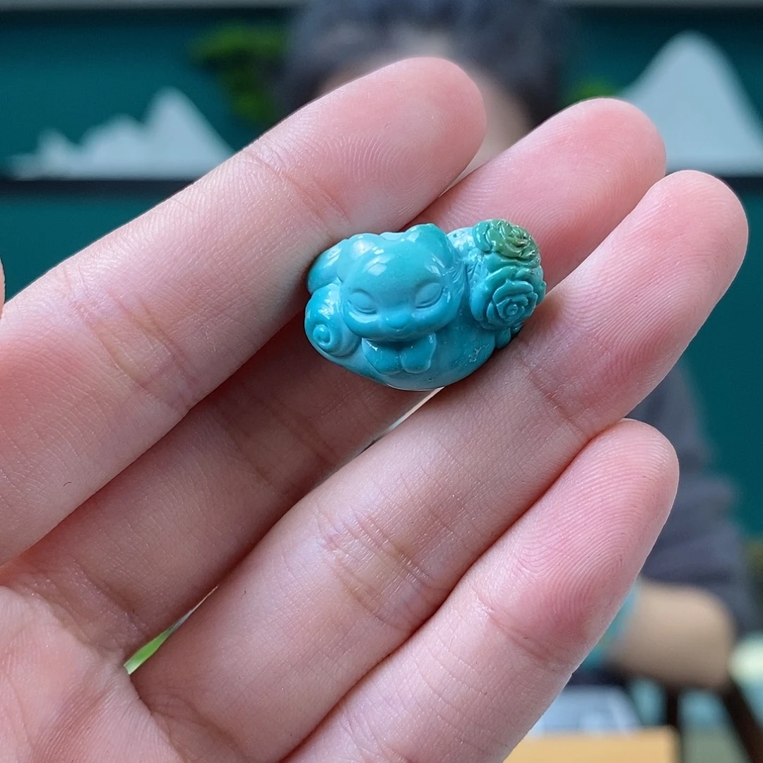 绿松石未镶嵌珠宝奇石