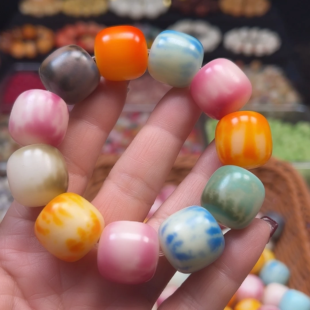 菩提根/象牙果手串卡20干磨闪电瓜皮11颗