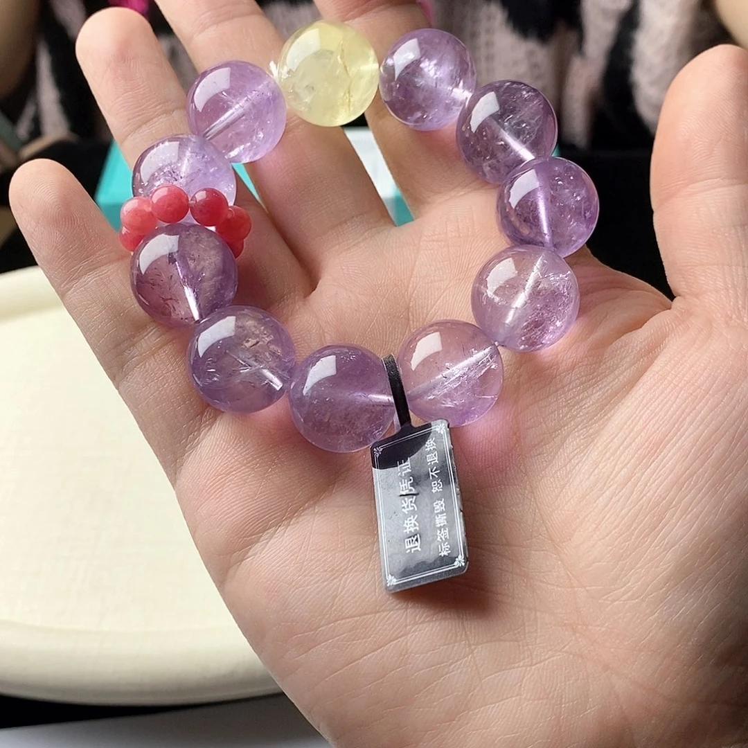 银S925镀金镶嵌手链水晶