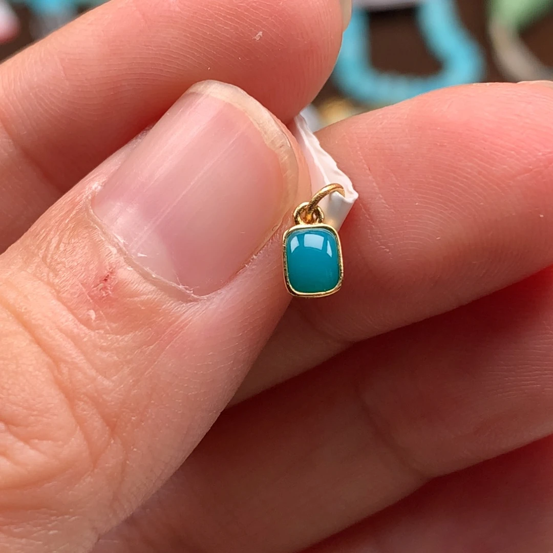 未镶嵌绿松石绿松石