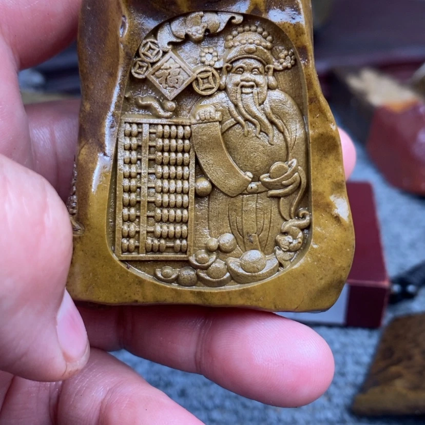 【闪购商品】原石雕刻手把件