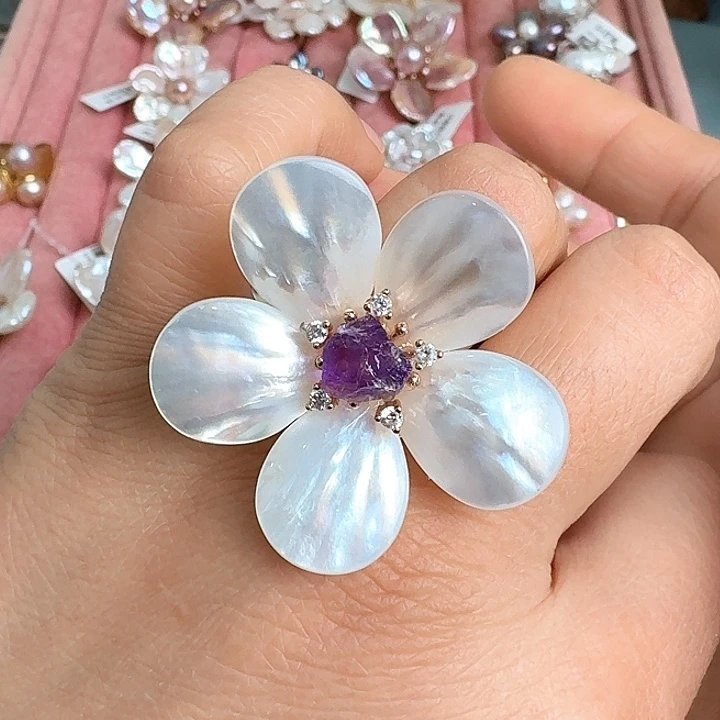 戒指淡水珍珠未镶嵌