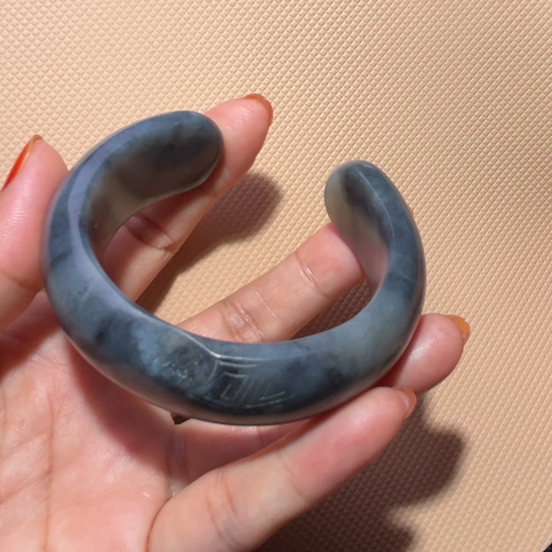 和田玉（子料）未镶嵌手镯腕宽50-53