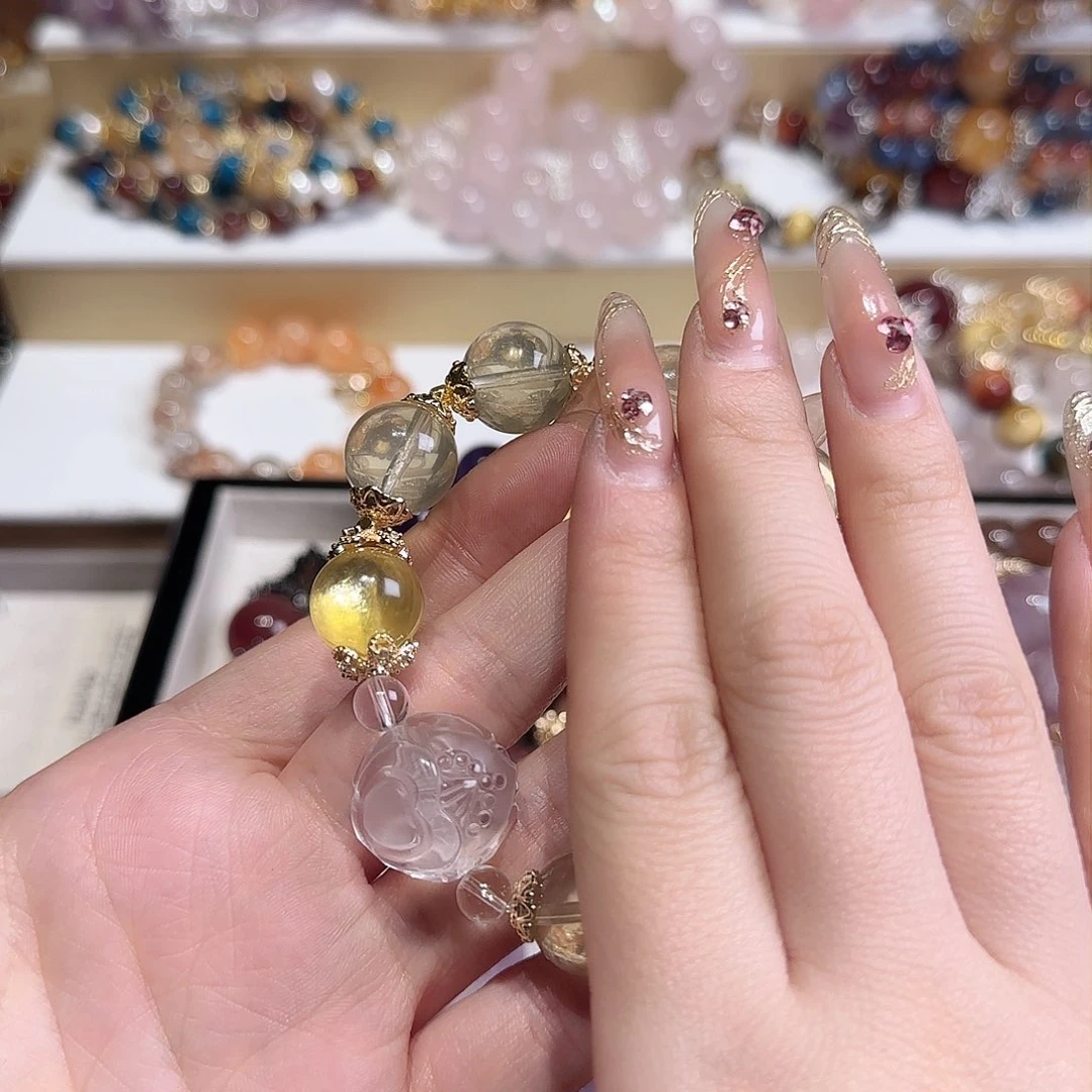 水晶手链未镶嵌妖***?八