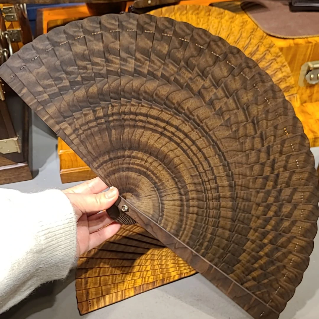 金丝楠23-24尺寸小叶桢楠金丝楠木苏扇阴沉