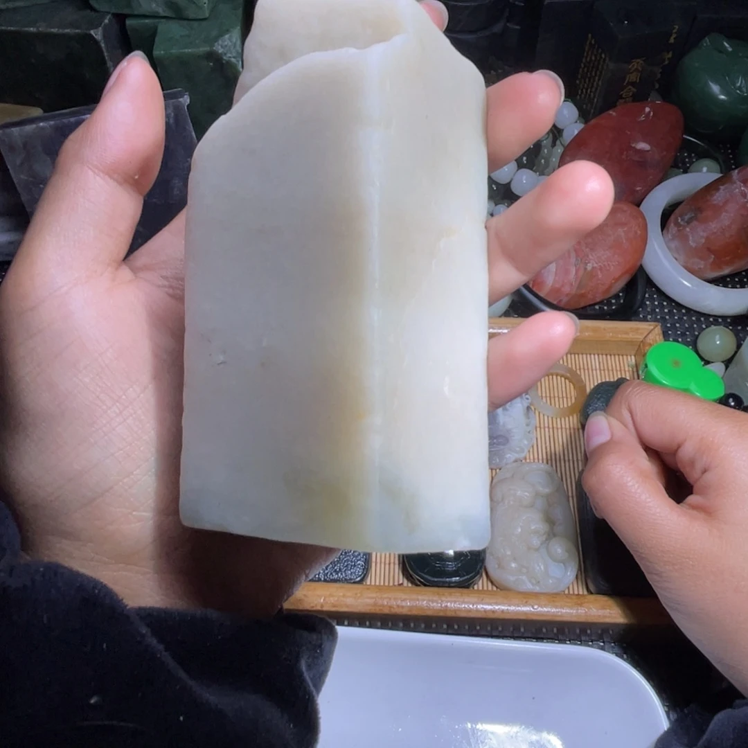未镶嵌和田玉珠宝半成品