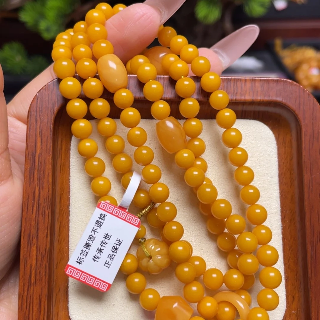 蜜蜡手链未镶嵌手串