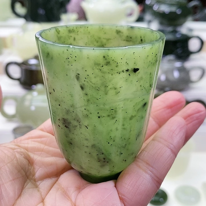 未镶嵌和田玉挂件茶杯95m l