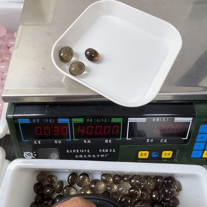 南***栀水晶珠宝半成品未镶嵌