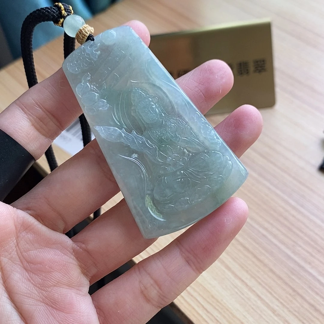 【闪购商品】颈饰未镶嵌翡翠还**好天然缅甸A货翡翠