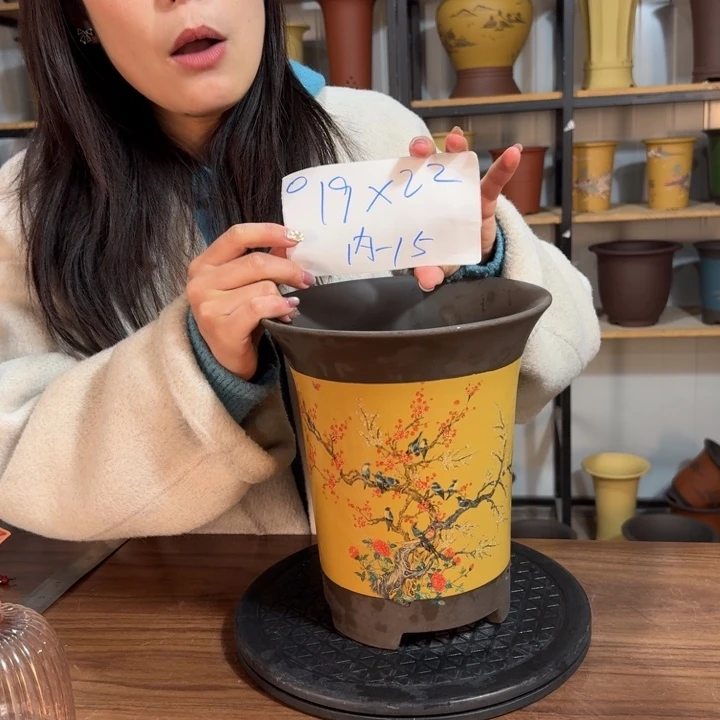 紫砂花盆紫砂花盆精品花盆